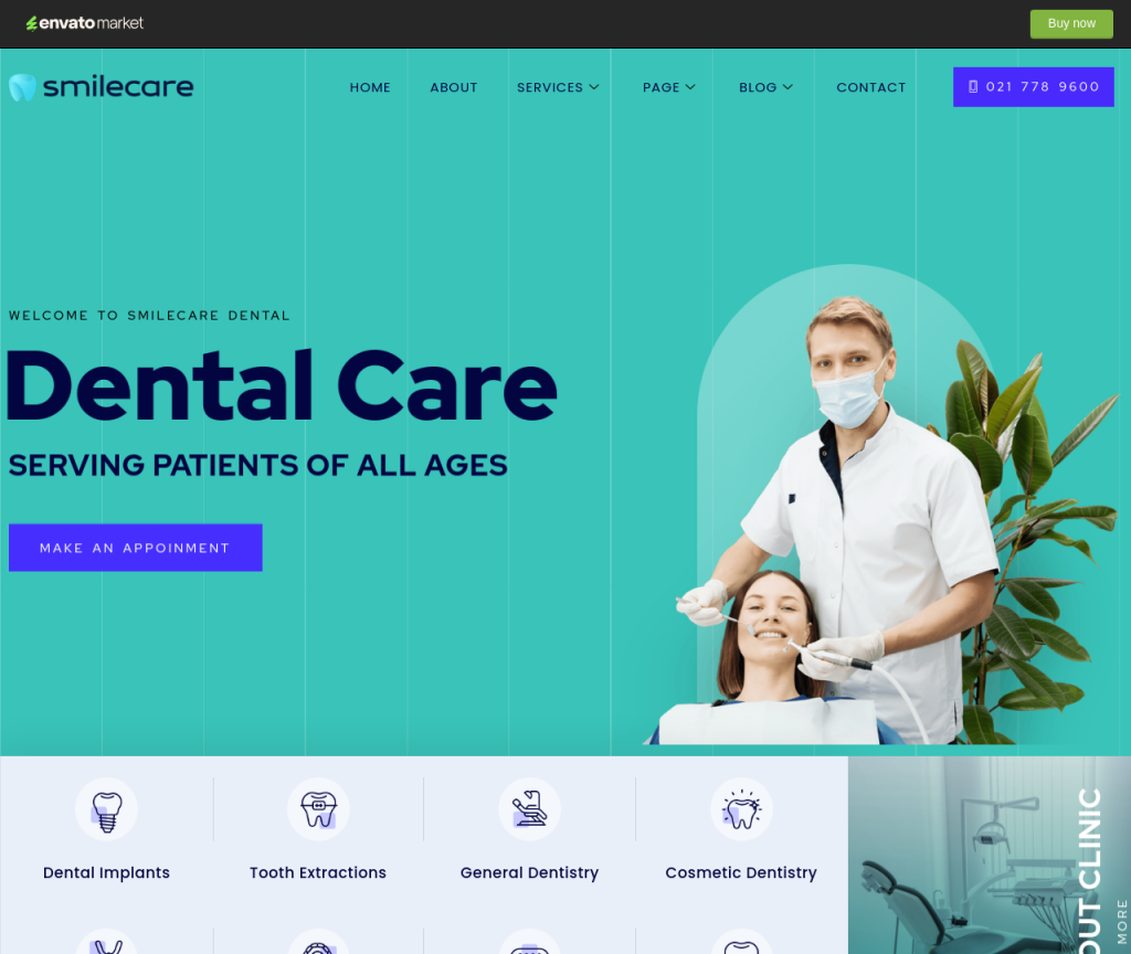 Best Dentist WordPress Themes