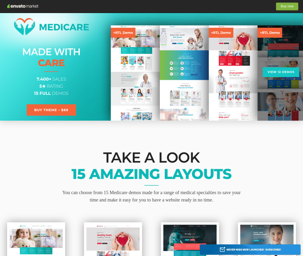 Responsive WordPress Themes for Medical Clinics