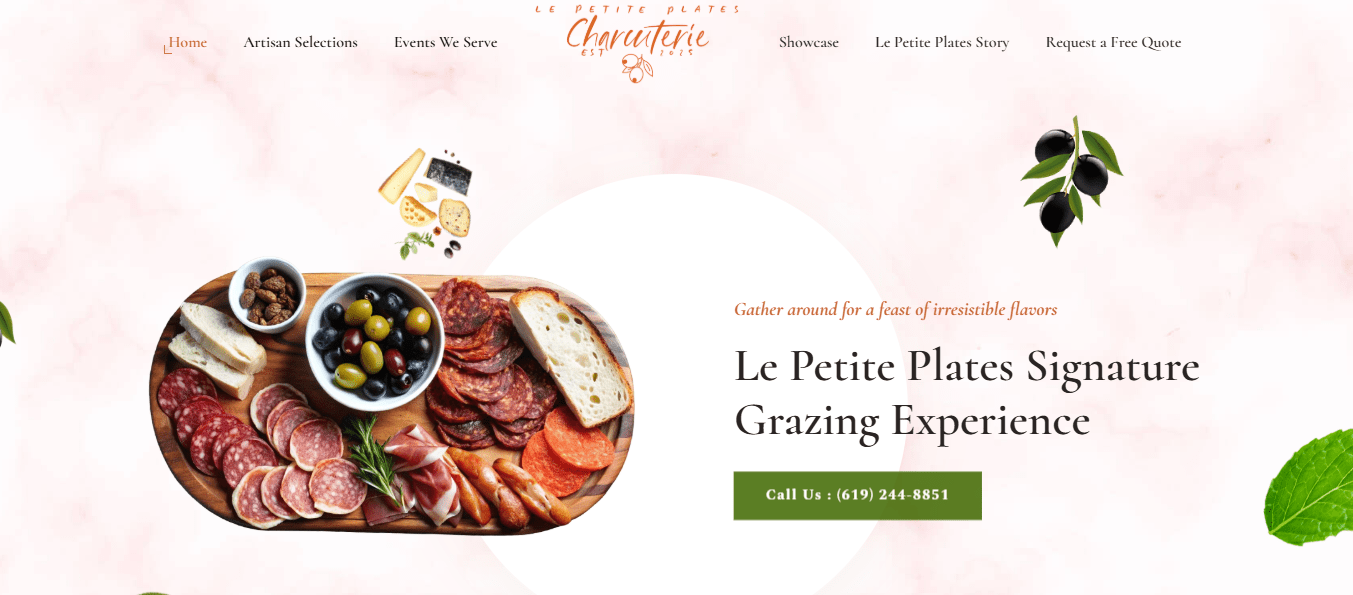 Web Design Case Study (Le Petite Plates)