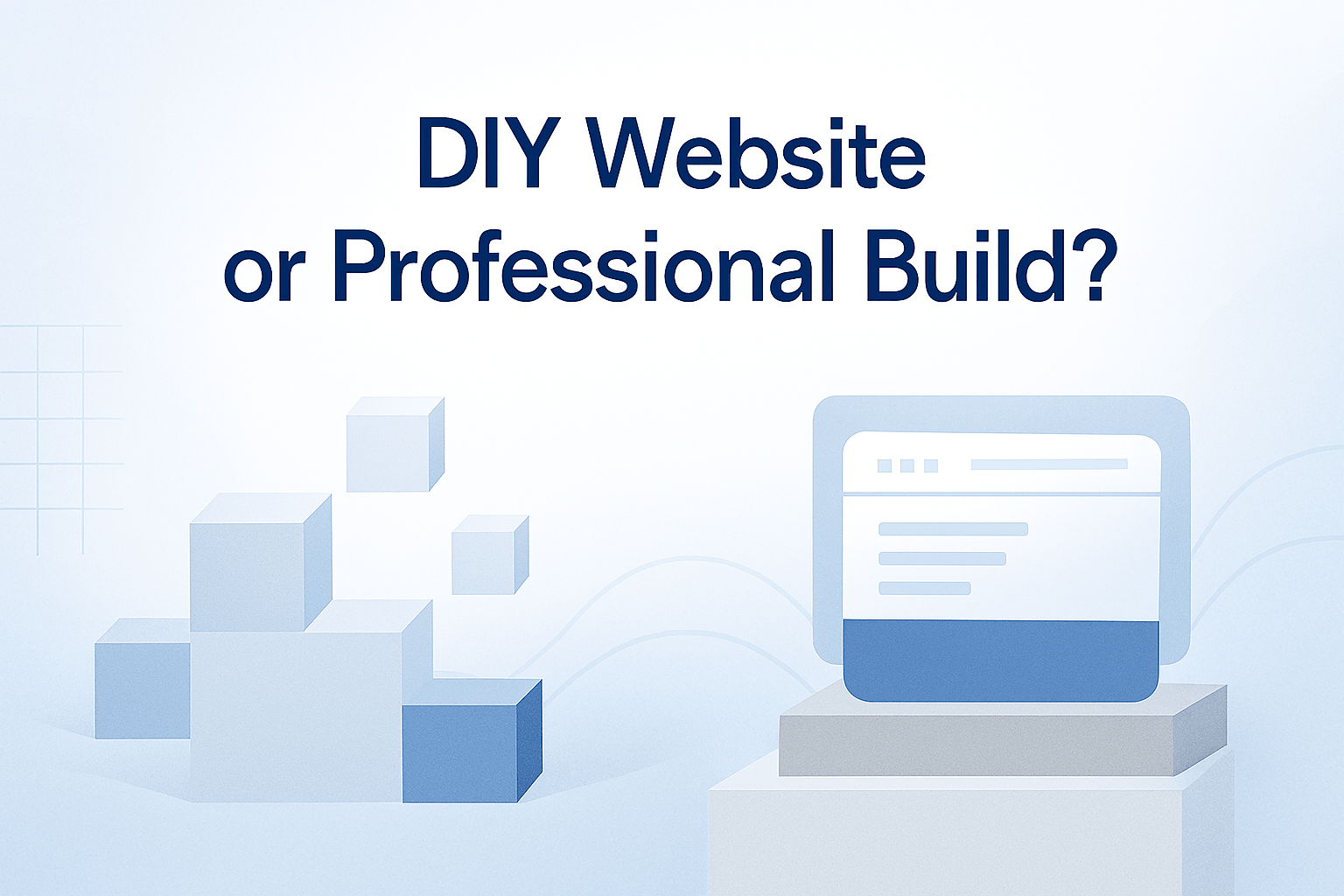 DIY Business Website vs Hiring a Freelancer