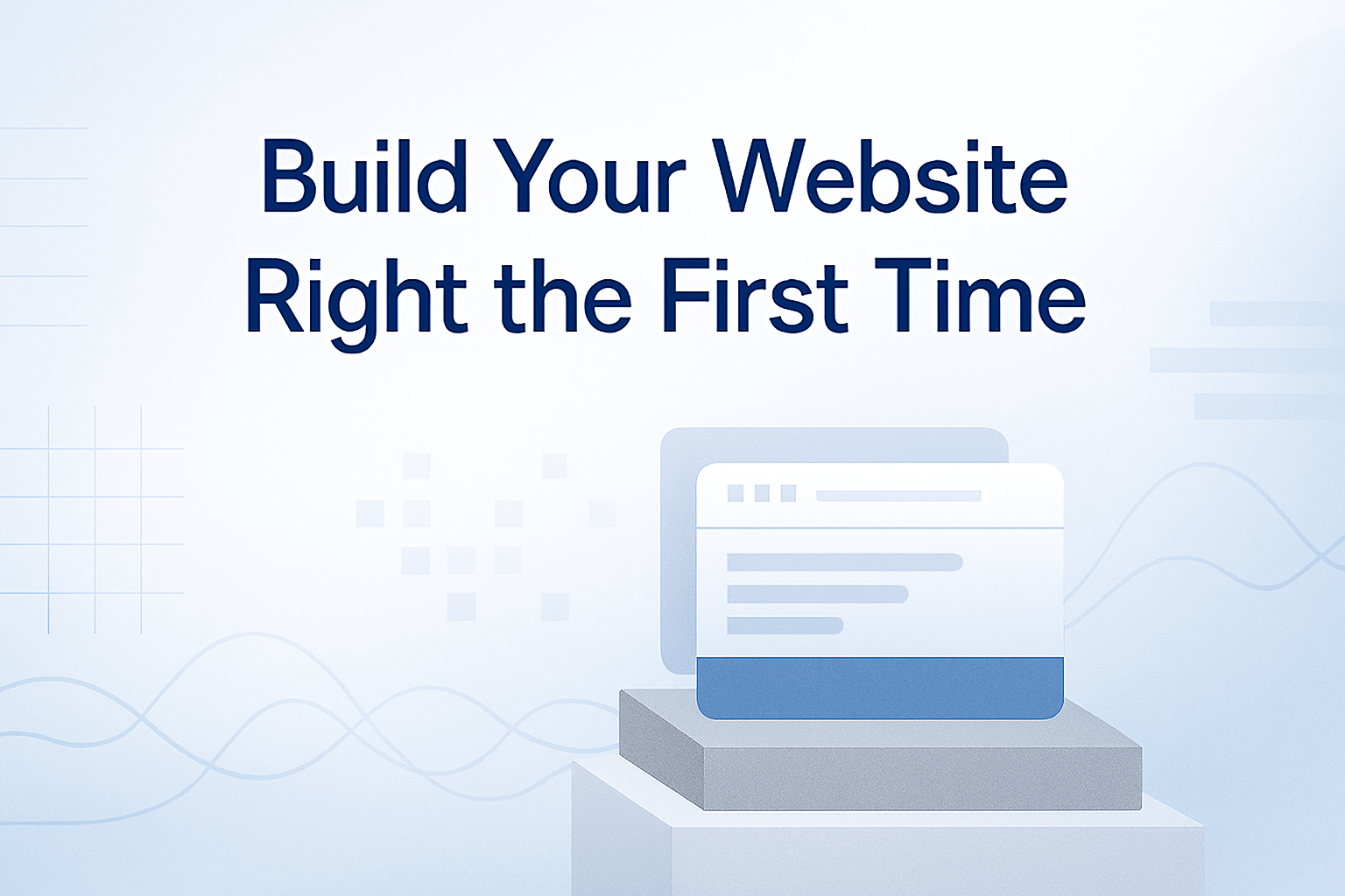 How to Avoid Common Mistakes When Building a Website Myself