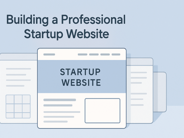 How to Make a Professional Website for My Startup?