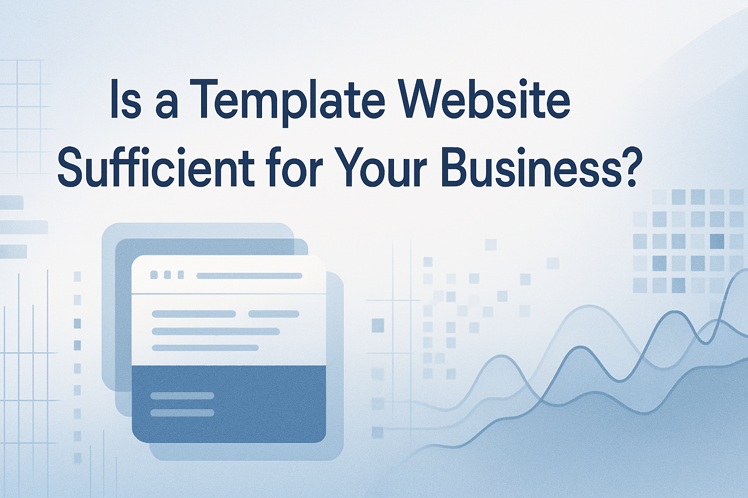 Is a Template Website Enough for a Business