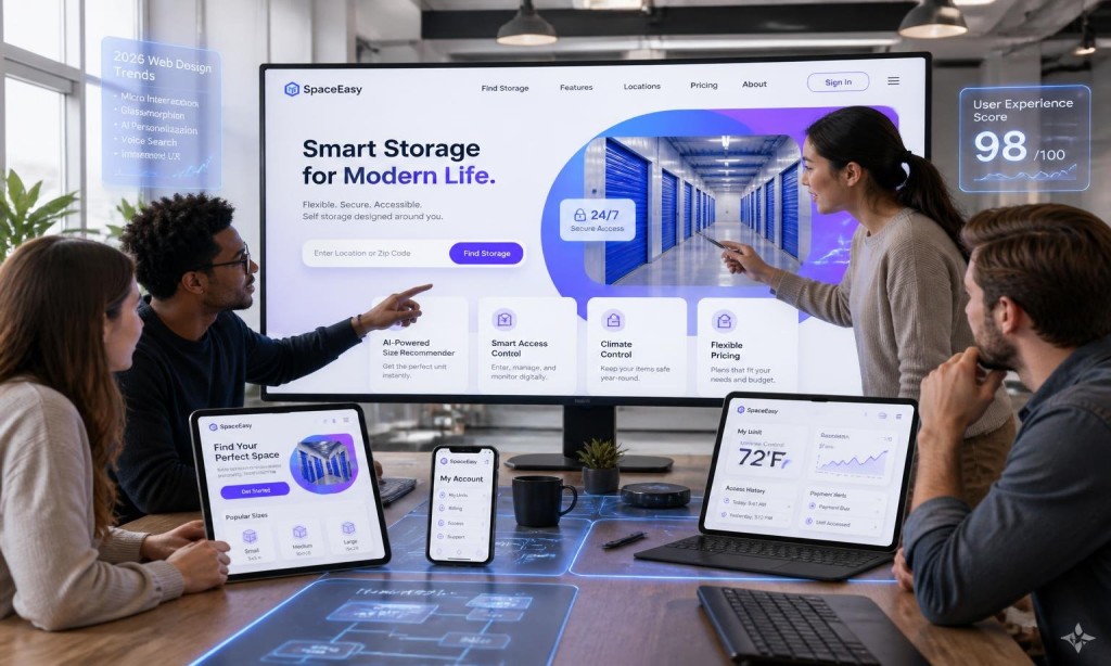 Self Storage Website Design Trends