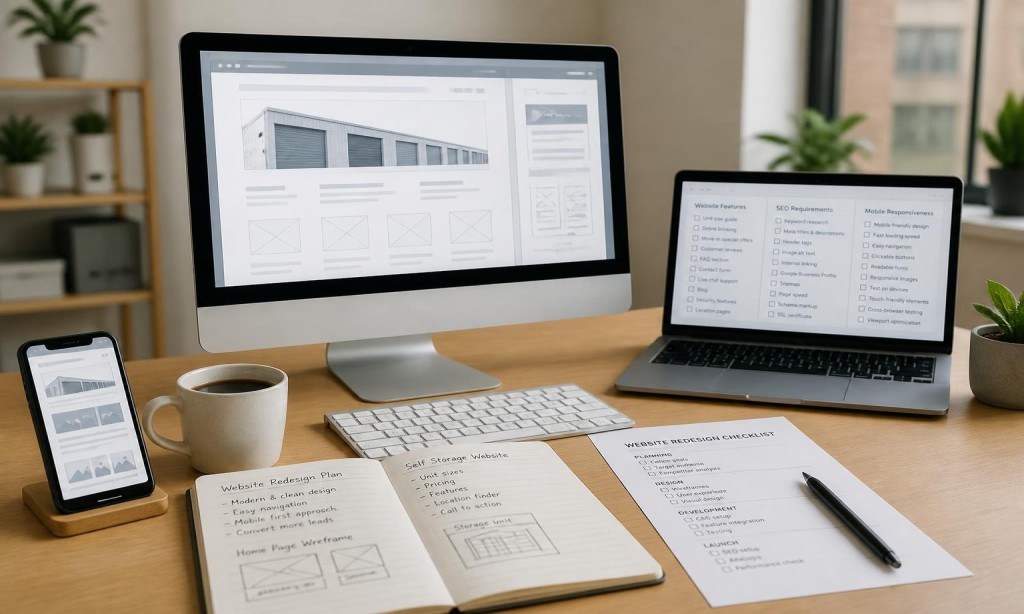 Self Storage Website Redesign Checklists