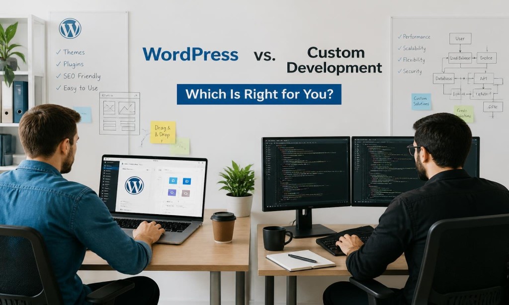 WordPress Developer vs. Custom Web Development Which Is Right for You