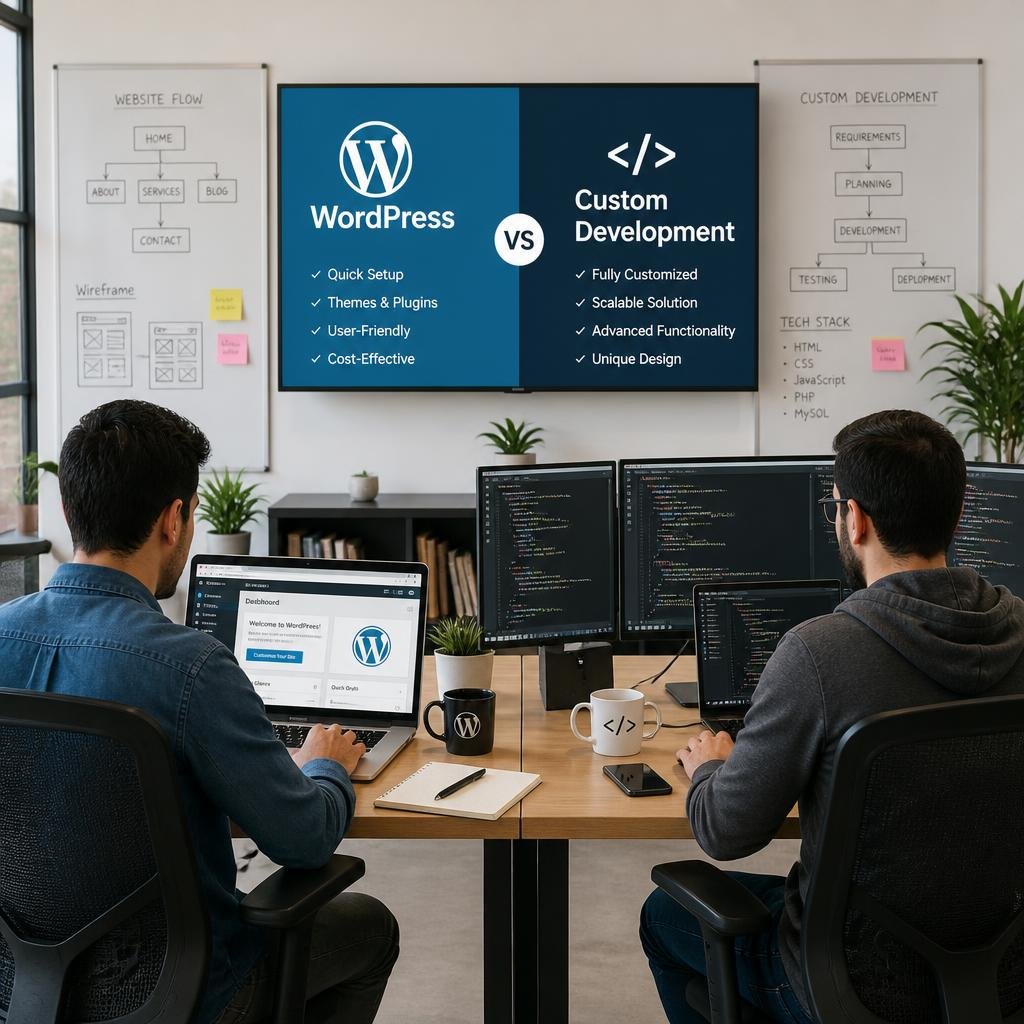 WordPress Developer vs. Custom Web Development