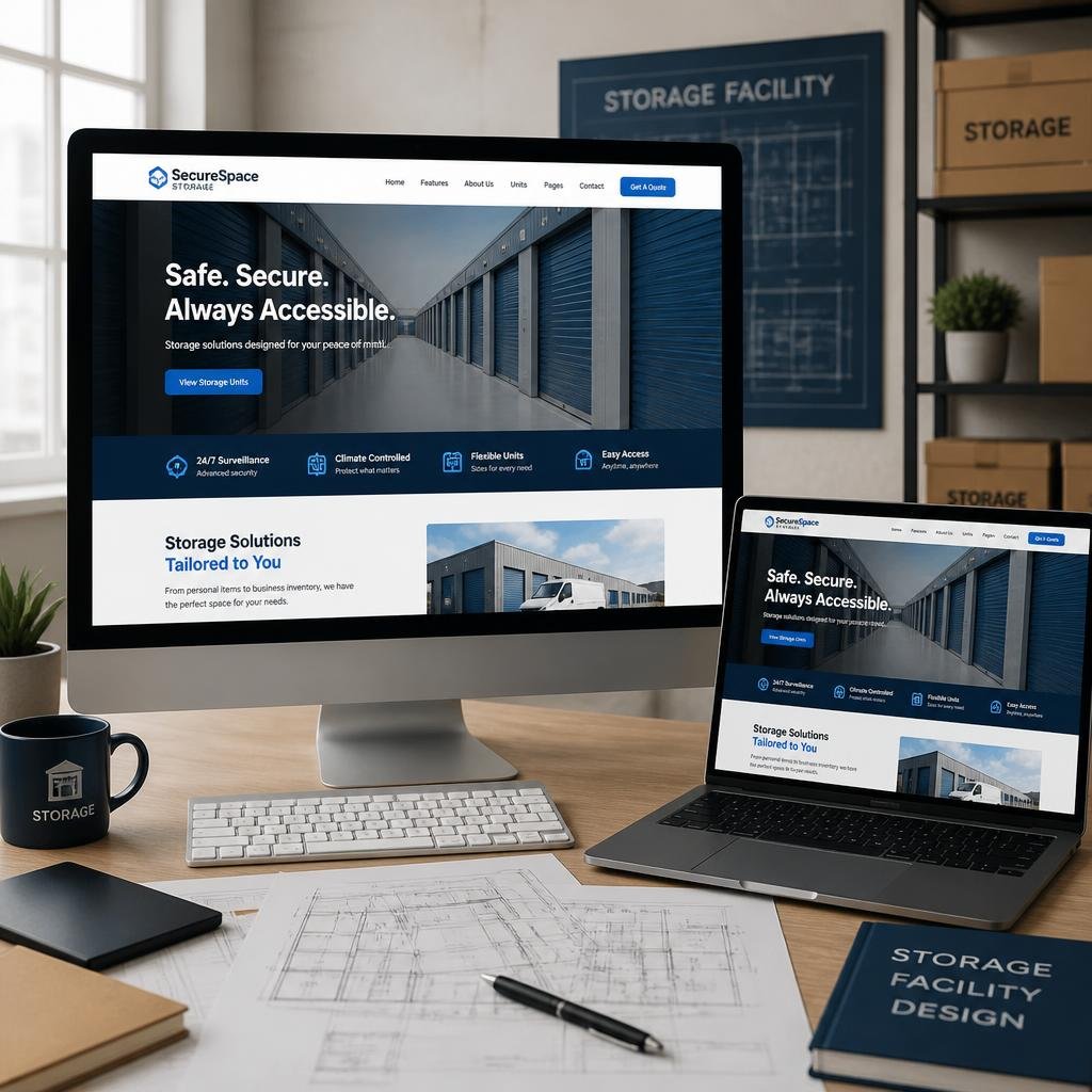 WordPress Website Design for Storage Companies