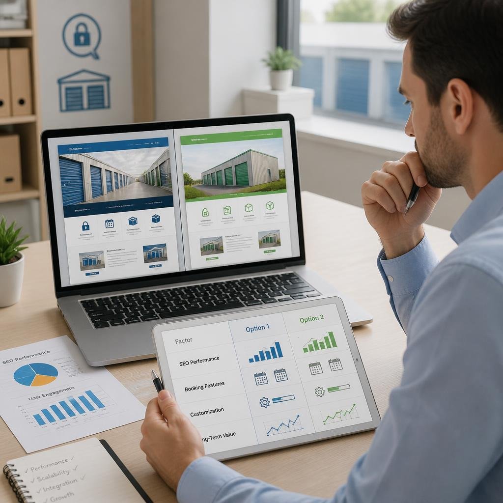 WordPress vs Wix for Self Storage Companies