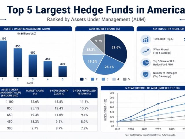 Top 5 Largest Hedge Funds in America