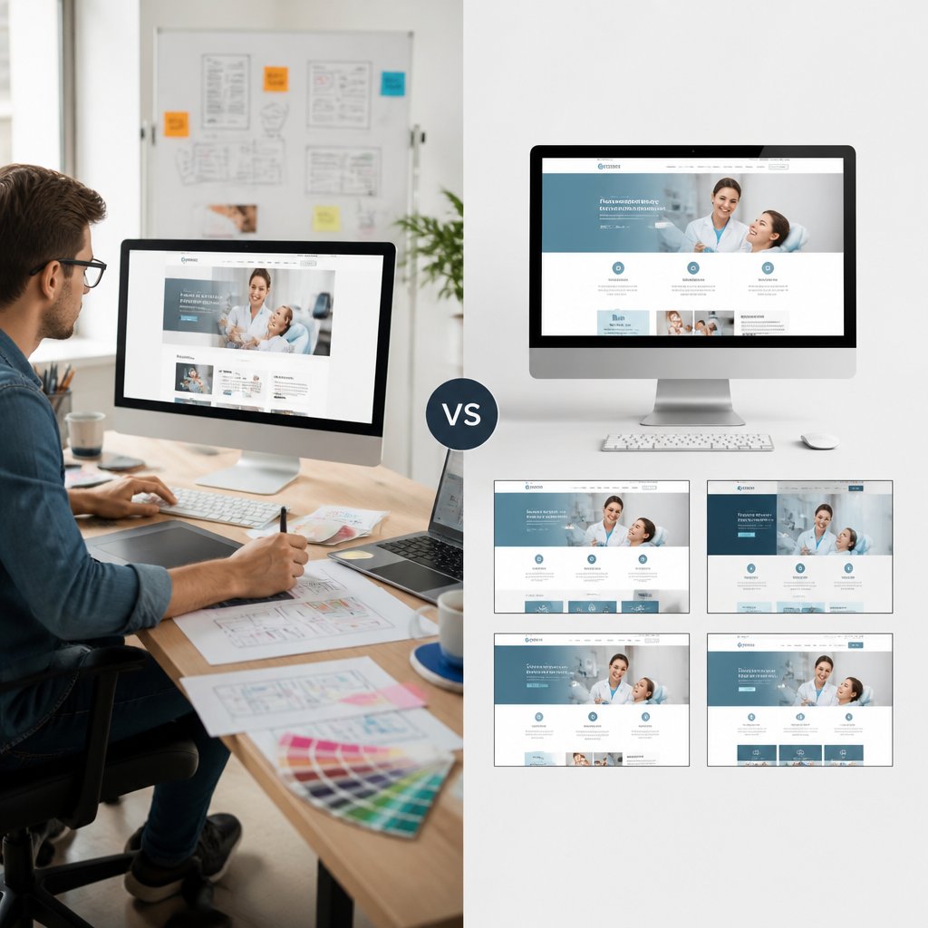 Website Designer vs Template Websites for Orthodontists