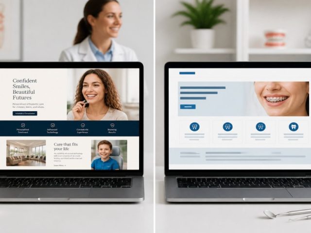 Website Designer vs Template Websites for Orthodontists