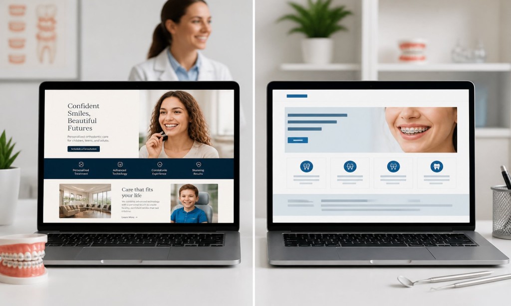 Website Designer vs Template Websites for Orthodontists